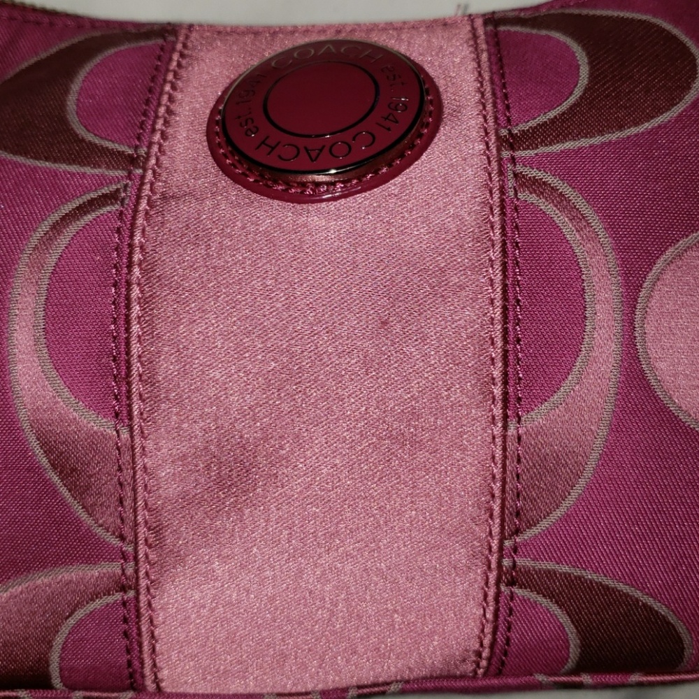 COACH Pink Demi Crossbody Shoulder Bag - Picture 2 of 8